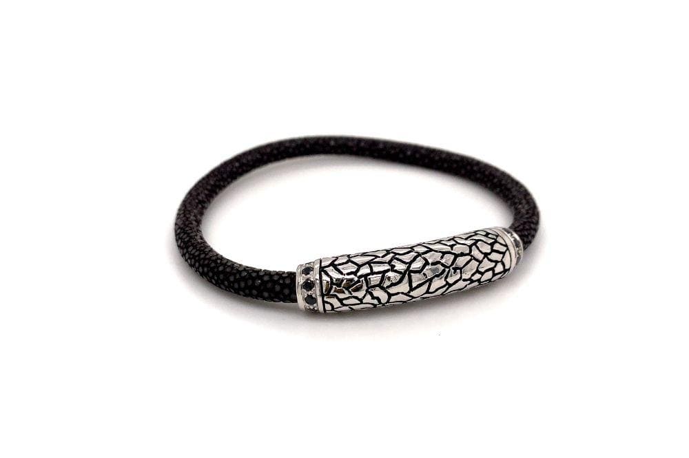 Stingray Leather Bracelet- Brown