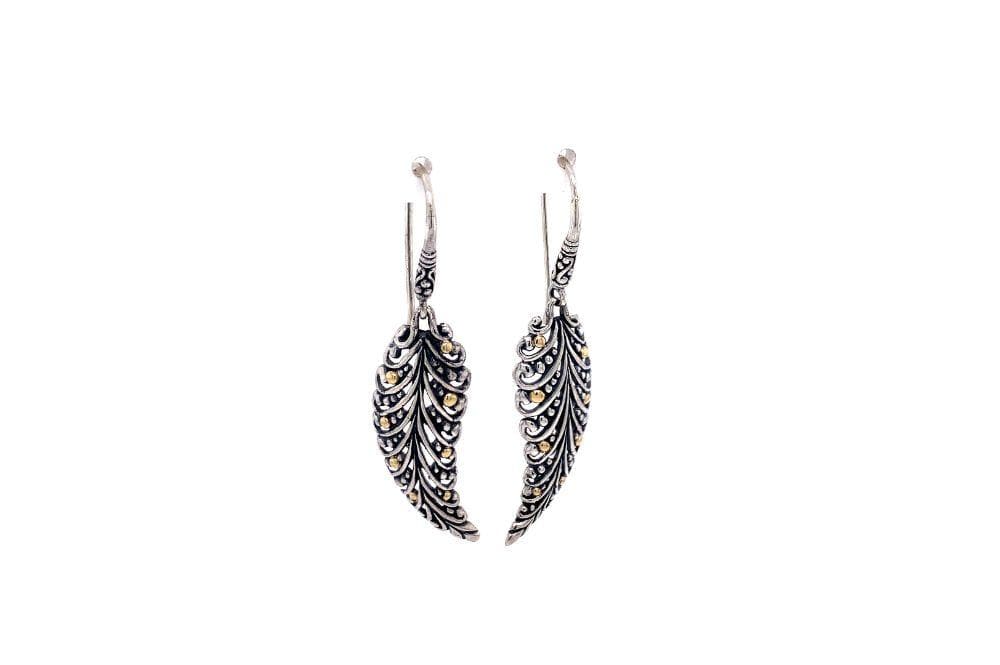 Pecan Leaf Earrings