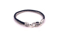 Latitude Bracelet- Black Leather