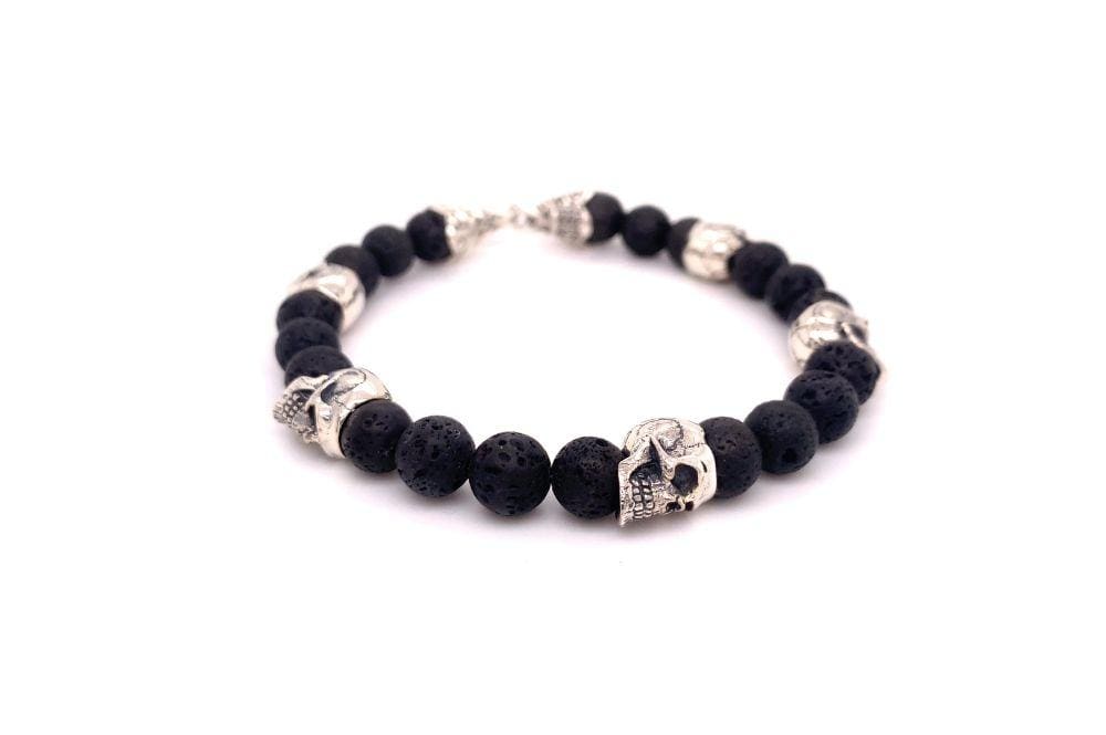 Skulls And Lava Bracelet