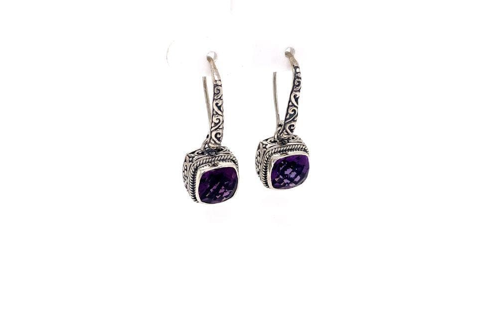 Honesty Earrings- Amethyst