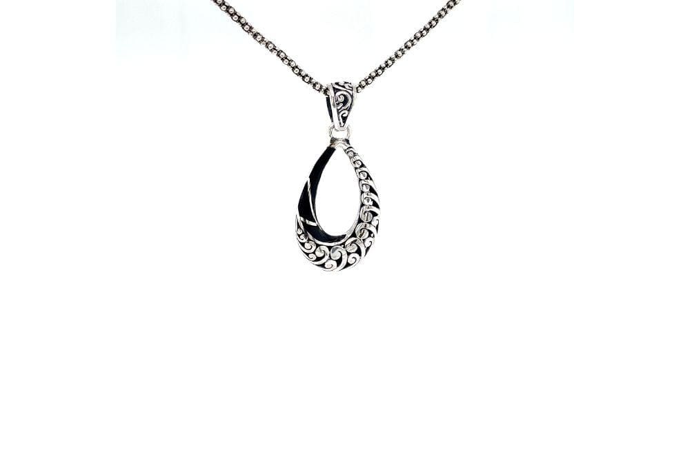 Embrace Pendant- Black Shell