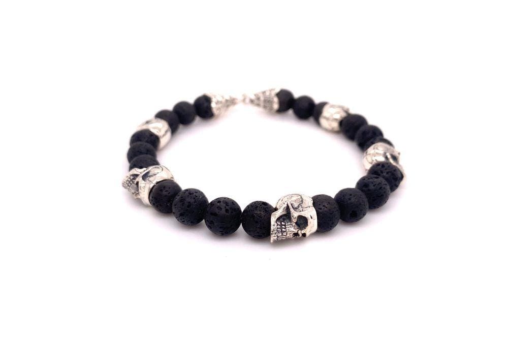 Skulls And Lava Bracelet