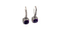 Honesty Earrings- Amethyst