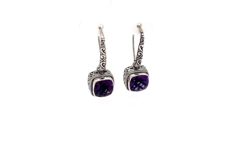 Honesty Earrings- Amethyst