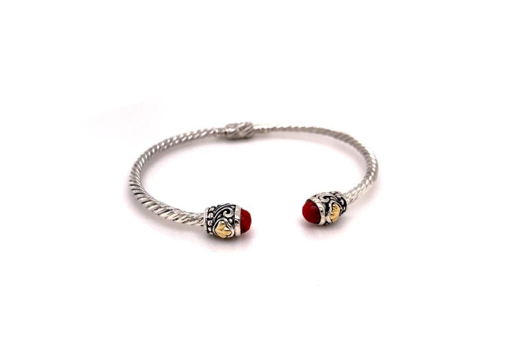 Sienna Bangle- Coral