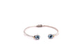 Glow Bangle- Blue Topaz