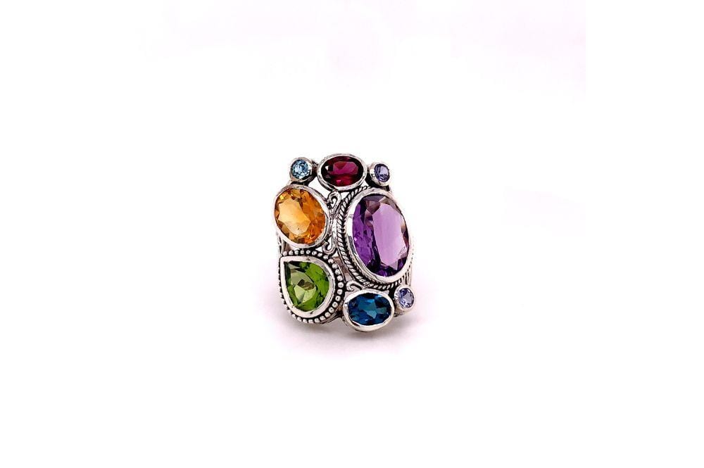 Madeira Ring- Multi Gemstones