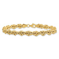 10K Polished Fancy Link Bracelet