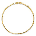 7.75" 10K Yellow Gold Fancy Link Bracelet