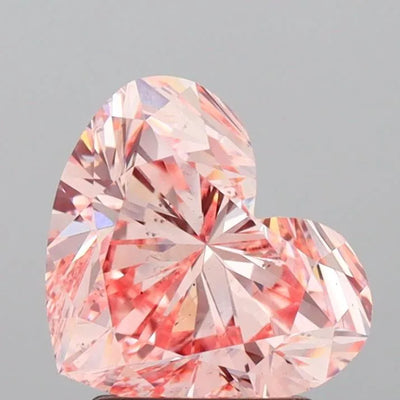 2.04ct Heart Lab Grown Diamond (Colour Fancy Intense Pink, Clarity SI1, IGI Certified)