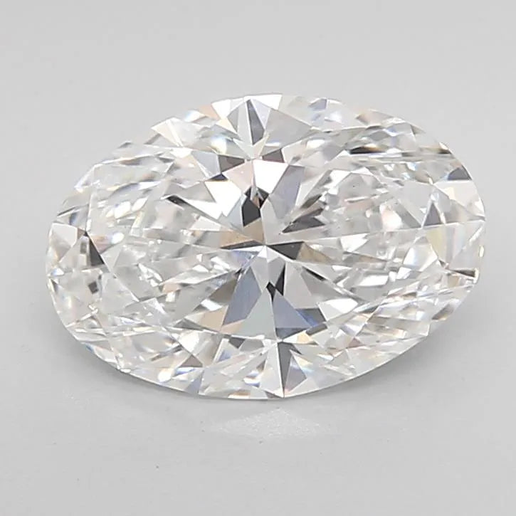 2.00ct Oval Lab Grown Diamond (Colour E, Clarity VVS2, IGI Certified)