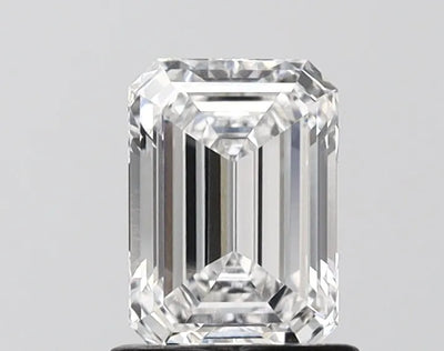 1.02ct Emerald Lab Grown Diamond (Colour D, Clarity IF, IGI Certified)