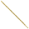 10K Polished Fancy Link Bracelet