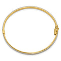 14k Polished & Diamond-Cut Bangle Bracelet