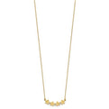 14k Polished Cubic Zirconia & Star Necklace