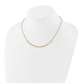 14k Diamond-Cut Multi-Strand Necklace