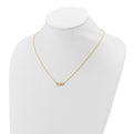14K Polished Infinity Necklace