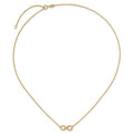 14K Polished Infinity Necklace