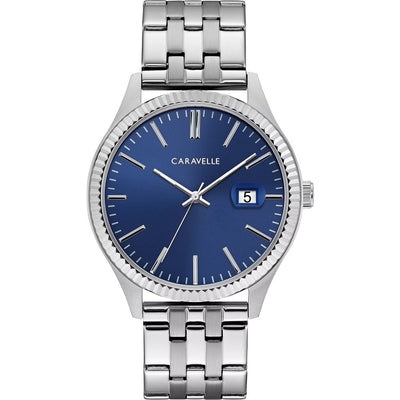 Caravelle Stainless Steel Classic CAR Mens Watch