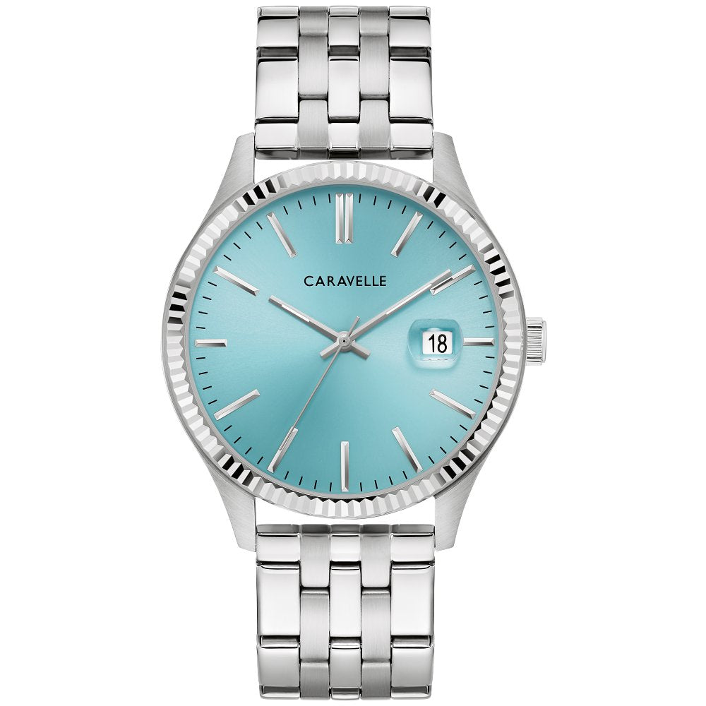Caravelle Stainless Steel Classic CAR Mens Watch