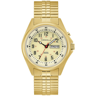 Caravelle Stainless Steel Classic CAR Mens Watch