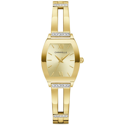 Caravelle Stainless Steel Modern CAR Ladies Watch