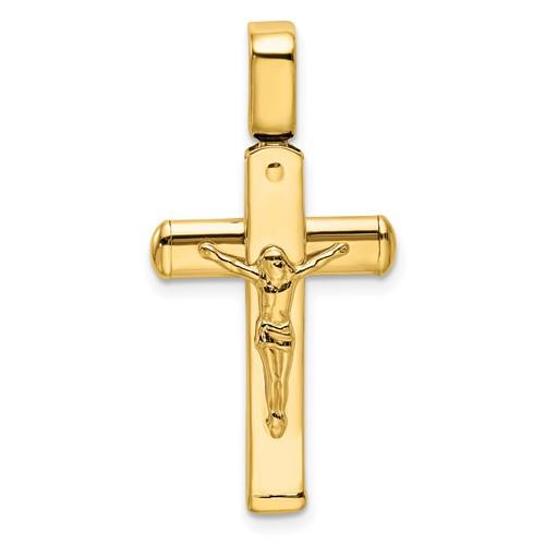 14k Polished Crucifix