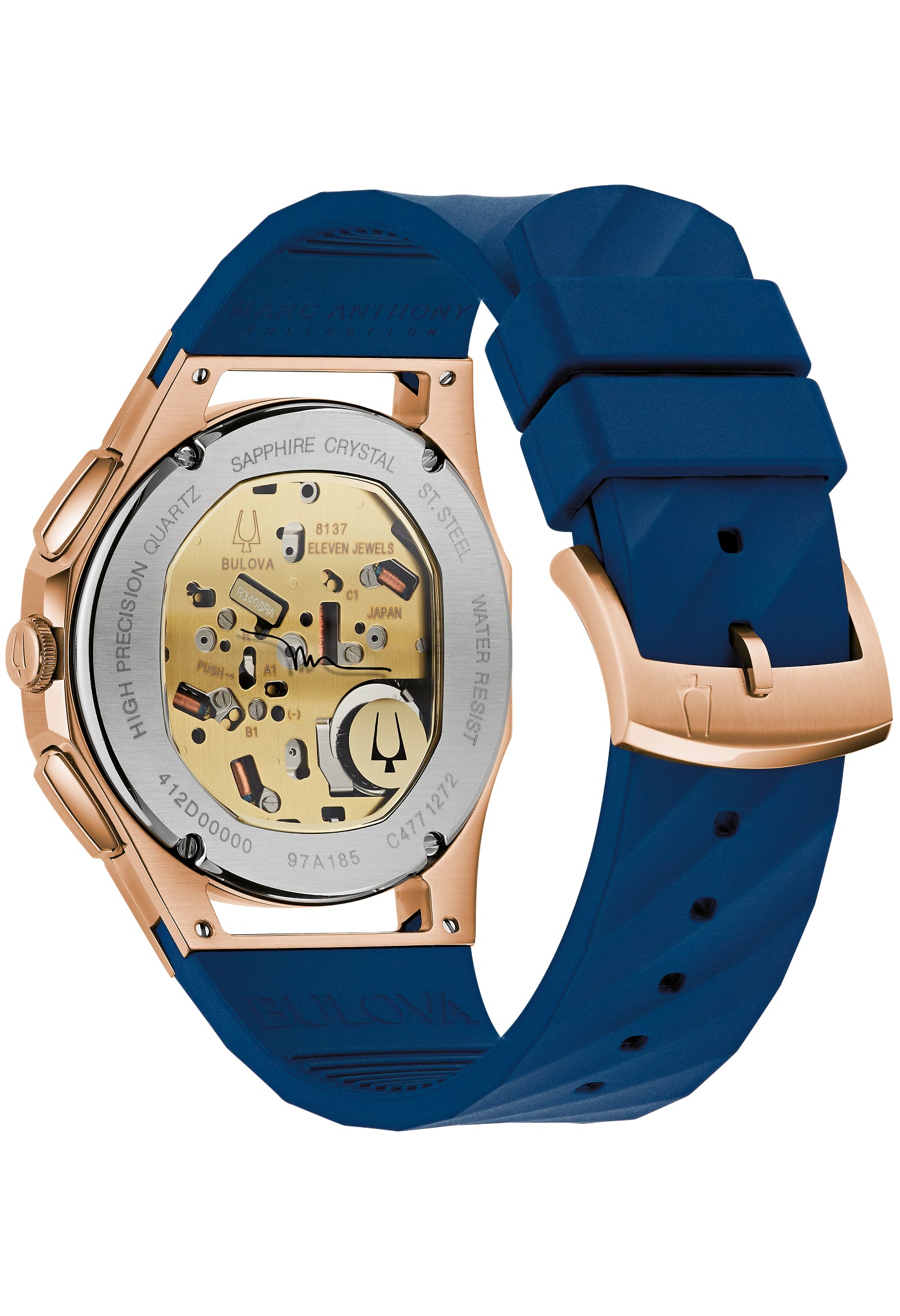 Bulova Stainless Steel Luxury Mens Watch