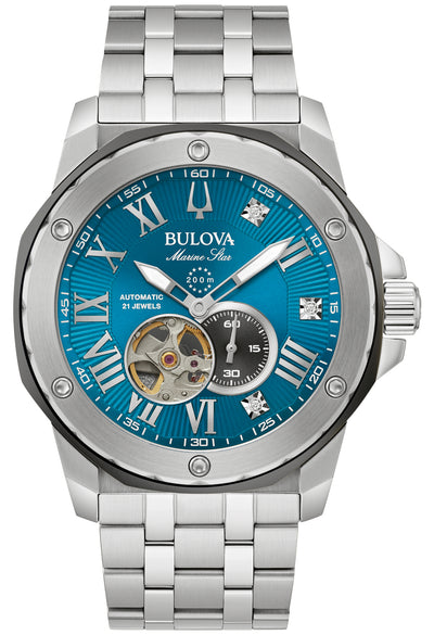 Bulova Stainless Steel Marc Anthony Mens Watch