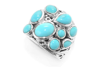Amanzi Ring- Turquoise