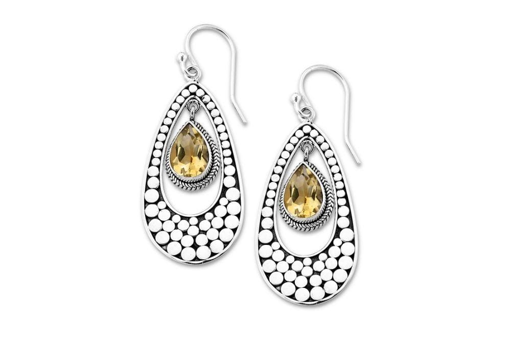 Ayung Earrings- Citrine