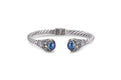 Balangan Bangle- Blue Mabe Pearl