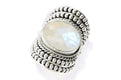 Beloved Ring- Rainbow Moonstone