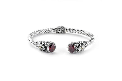 Borneo Bangle- Garnet