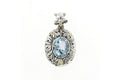 Brazil Pendant- Blue Topaz