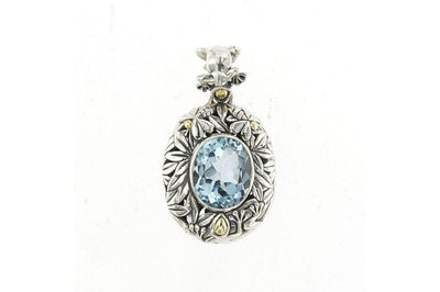 Brazil Pendant- Blue Topaz