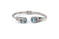 Capung Bangle- Blue Topaz
