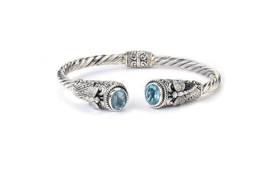 Capung Bangle- Blue Topaz