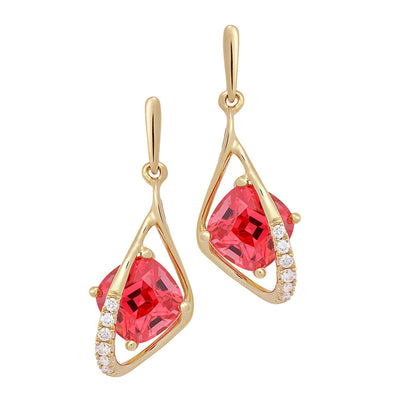 Padparadscha Earrings