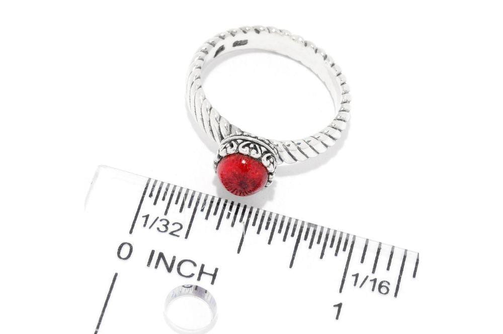 Comet Ring- Coral