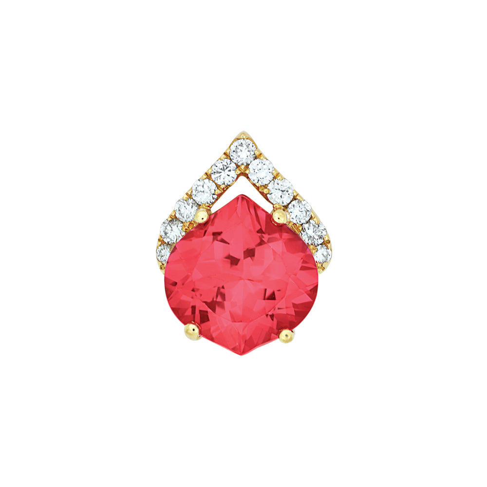 Padparadscha Pendant-CP2708YPD