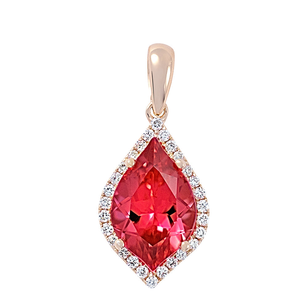Padparadscha Pendant-CP3799YPD