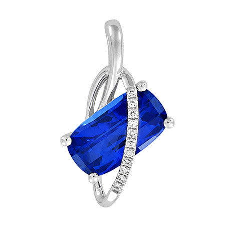 Blue Sapphire Pendant