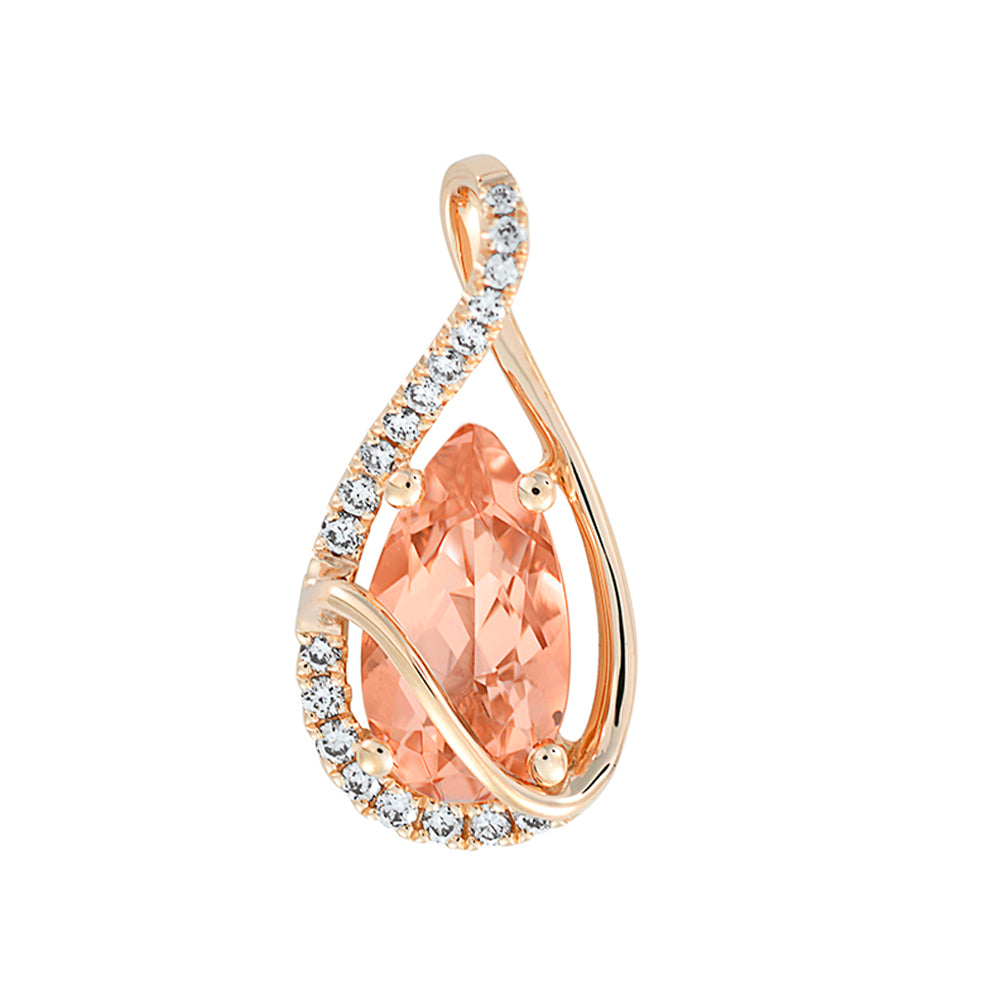 Champagne Sapphire Pendant-CP4383RCS