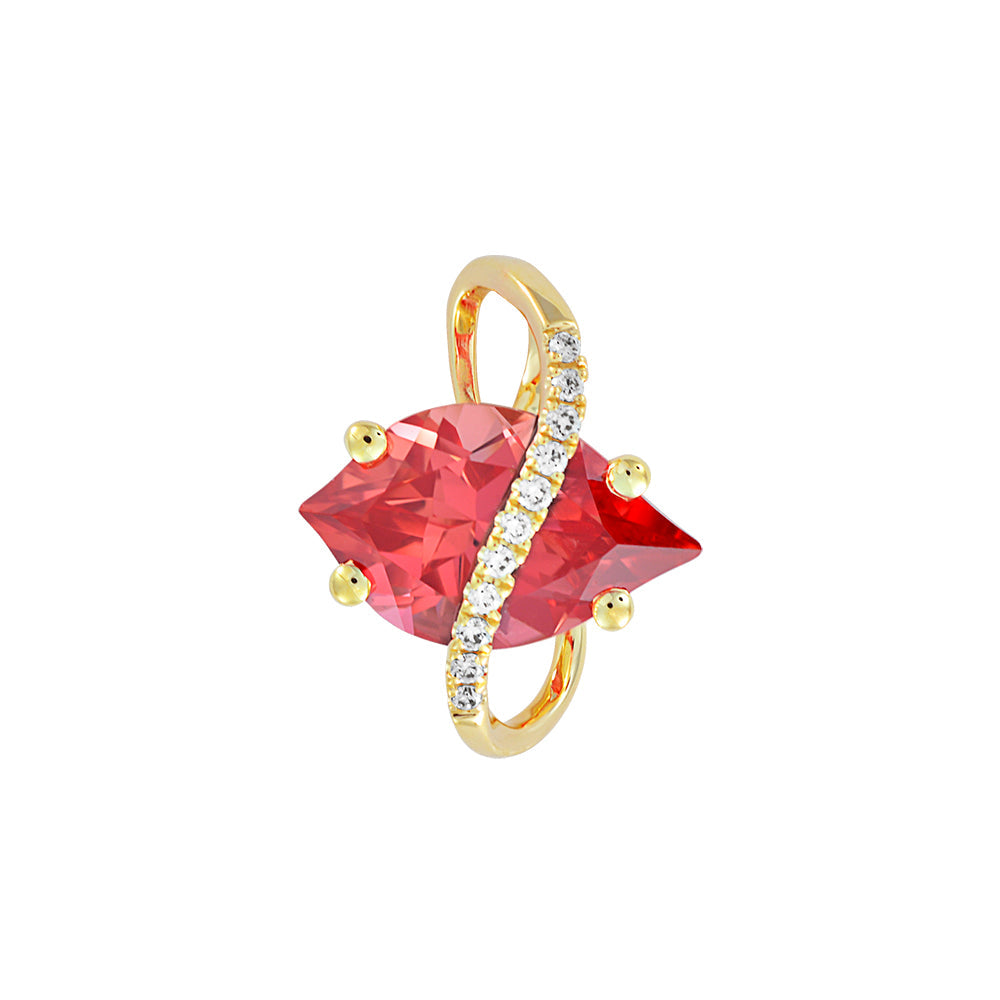 Padparadscha Pendant-CP4388YPD