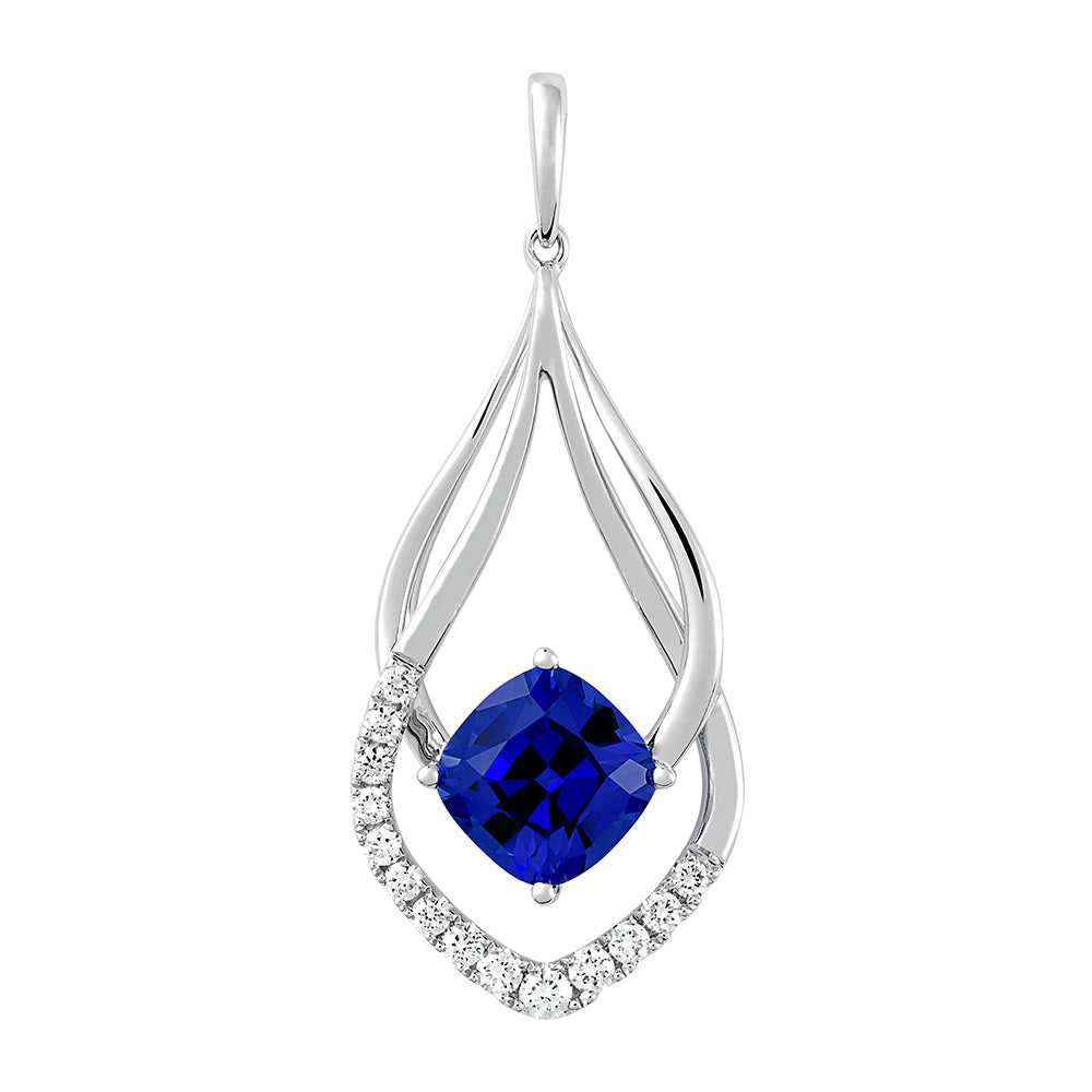 Blue Sapphire Pendant