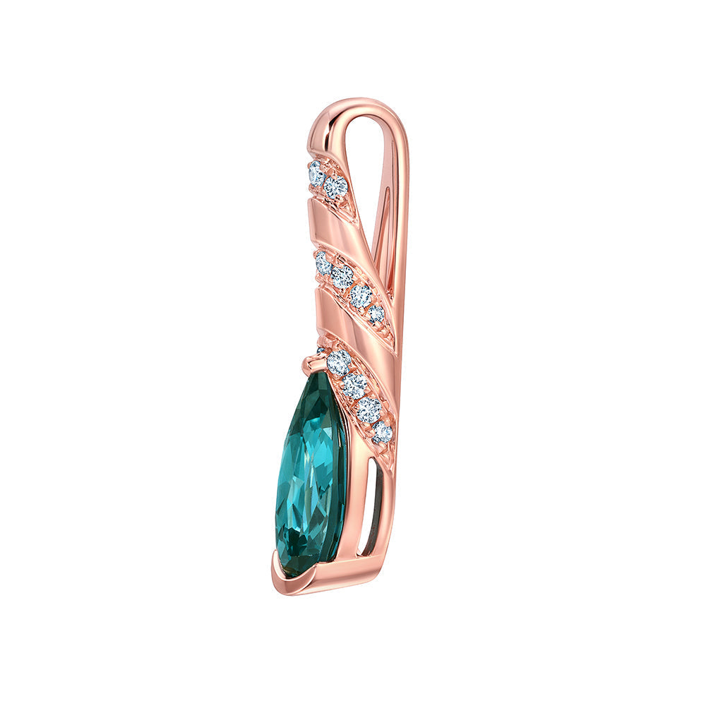 Paraiba Colored Spinel Pendant