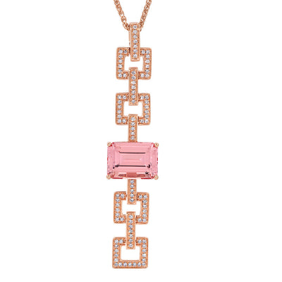 Champagne Sapphire Pendant
