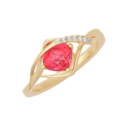 Padparadscha Ring